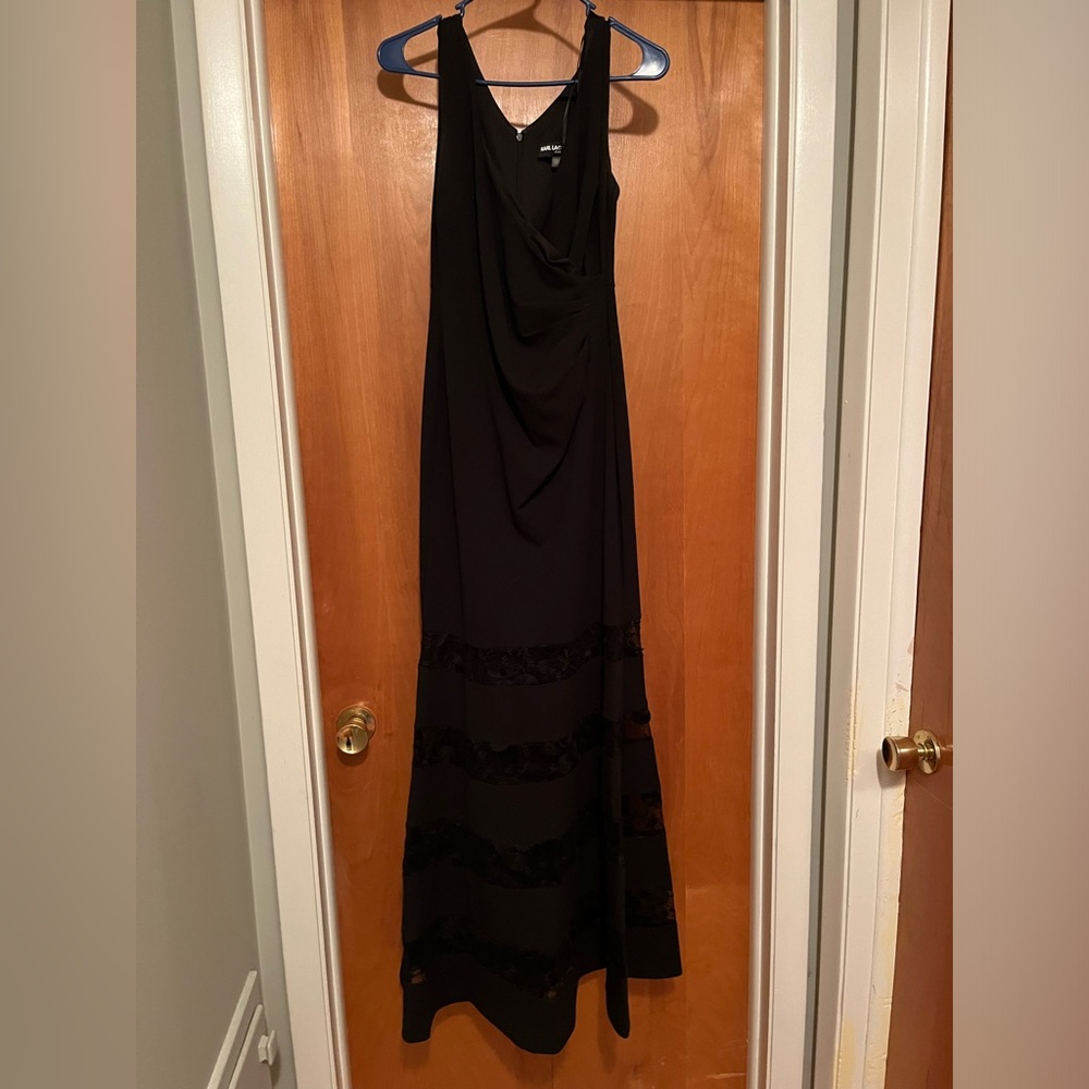 Karl Lagerfeld black gown